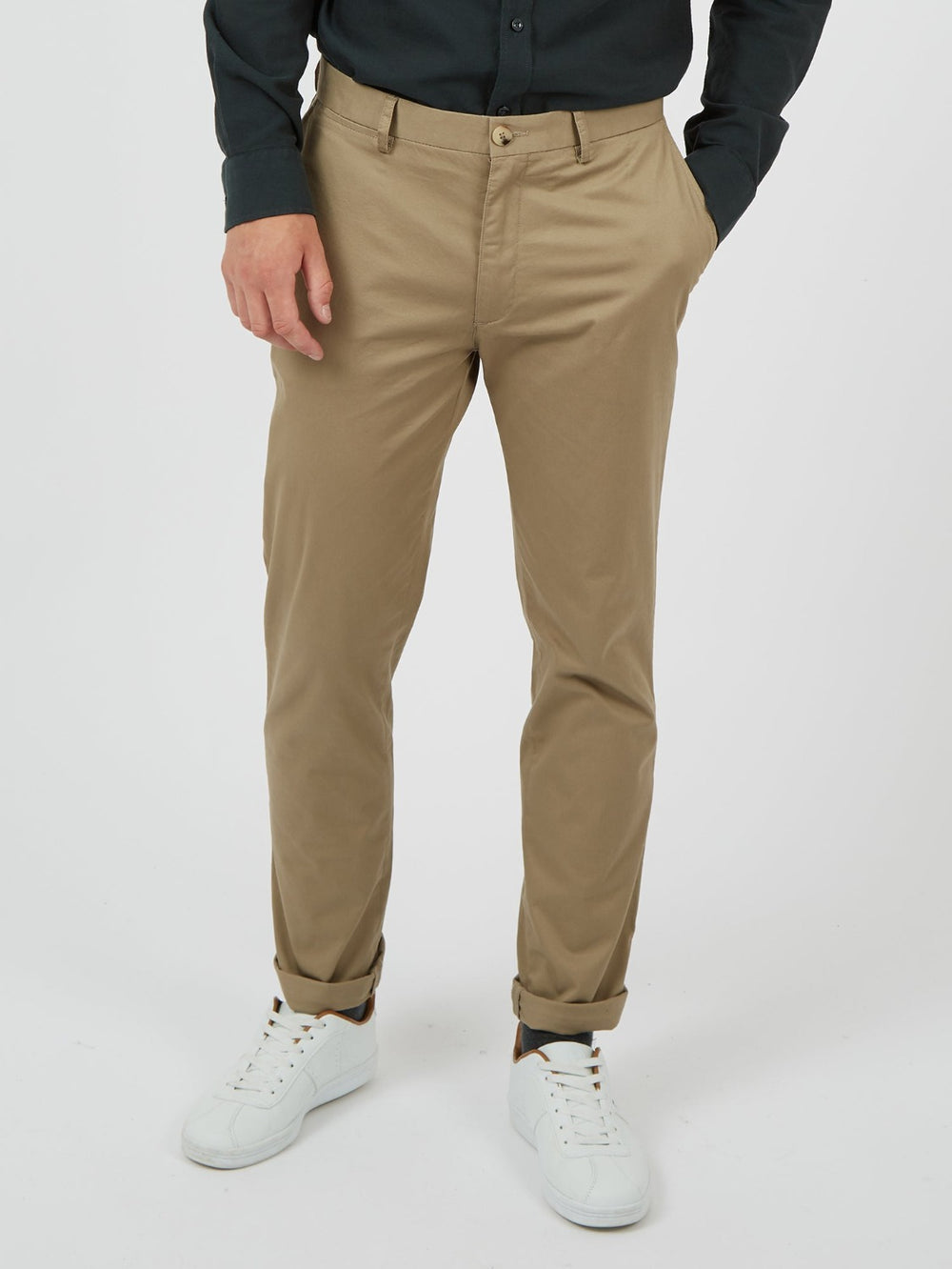 Ben Sherman Signature Skinny Stretch Chino Bukser Grå | AQUEZ5329