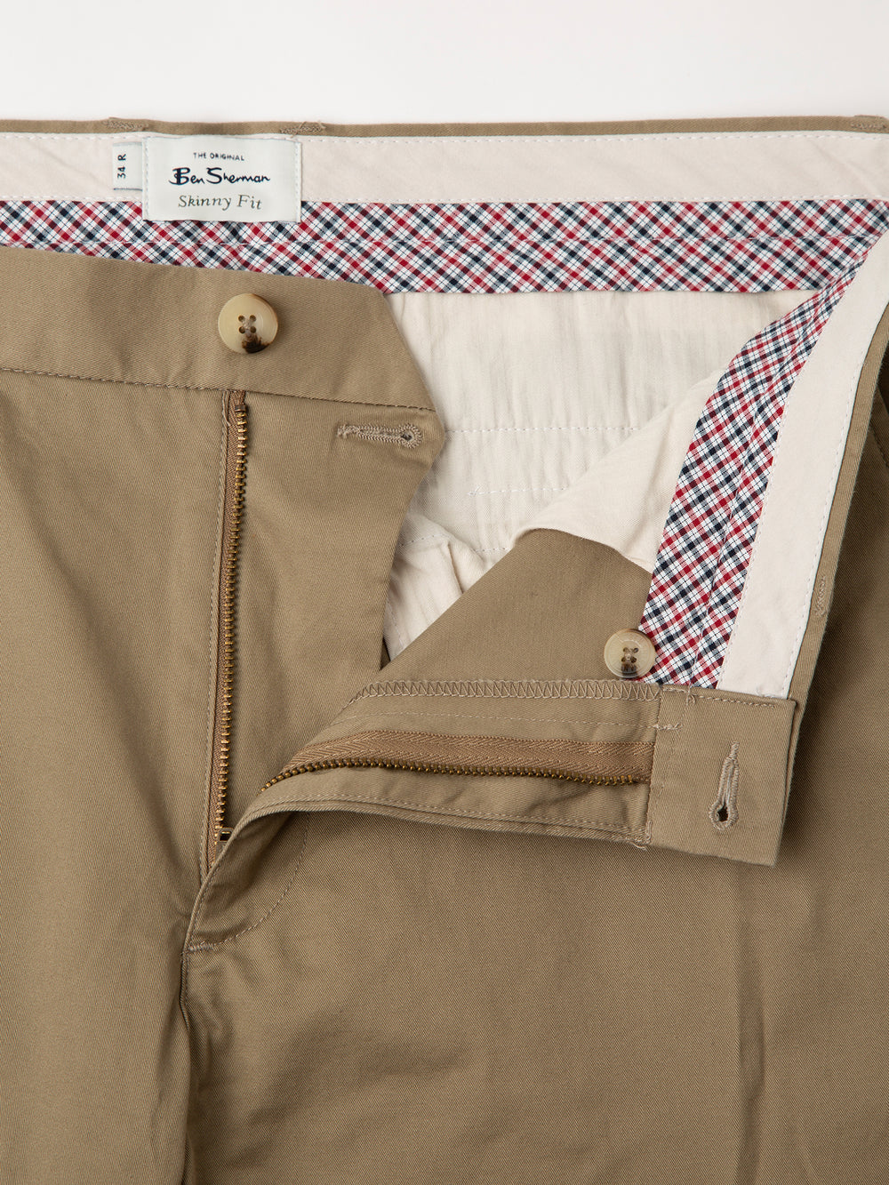 Ben Sherman Signature Skinny Stretch Chino Bukser Grå | AQUEZ5329