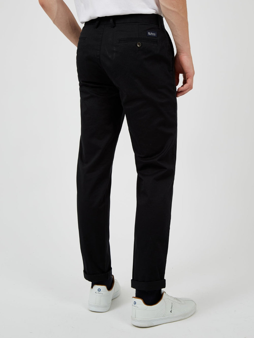 Ben Sherman Signature Slim Stretch Chino Bukser Sort | VRSDE6947