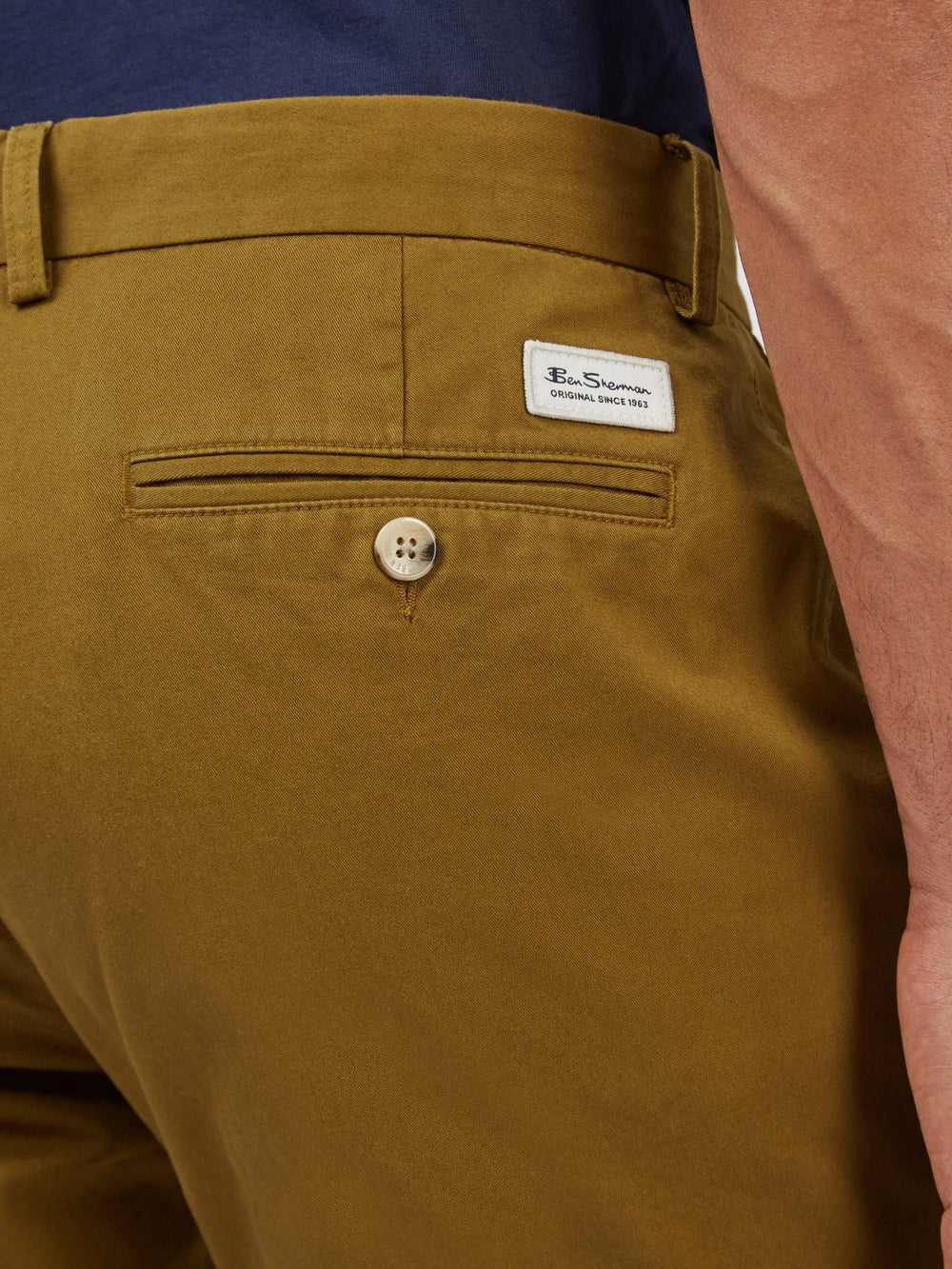 Ben Sherman Signature Slim Stretch Chino Bukser Brune | DHNEV2539