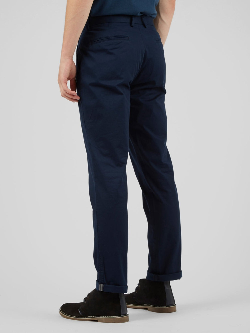 Ben Sherman Signature Slim Stretch Chino Bukser Mørkeblå | QBEMN5327