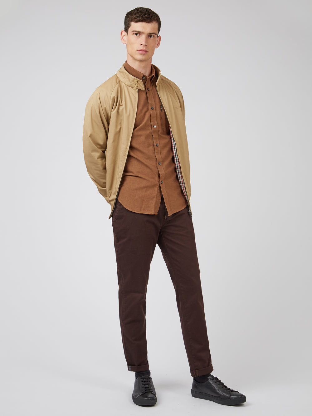 Ben Sherman Signature Slim Stretch Chino Bukser Rød | FZLAX7506