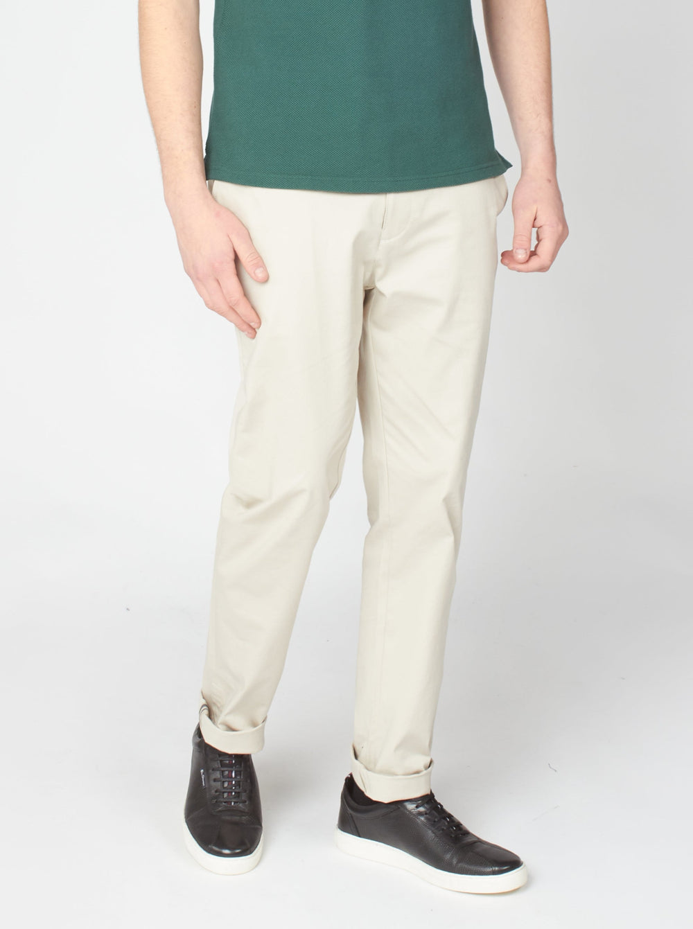 Ben Sherman Signature Slim Stretch Chino Bukser Hvide | AUZGR7312