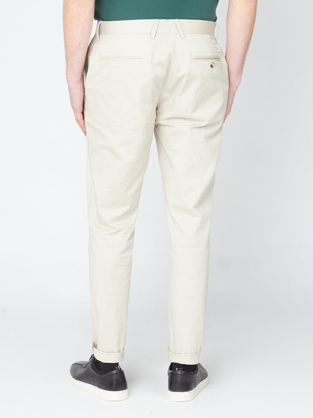 Ben Sherman Signature Slim Stretch Chino Bukser Hvide | AUZGR7312