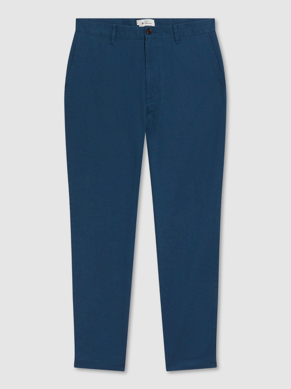 Ben Sherman Signature Slim Taper Linen Bukser Blå | SCROB2483