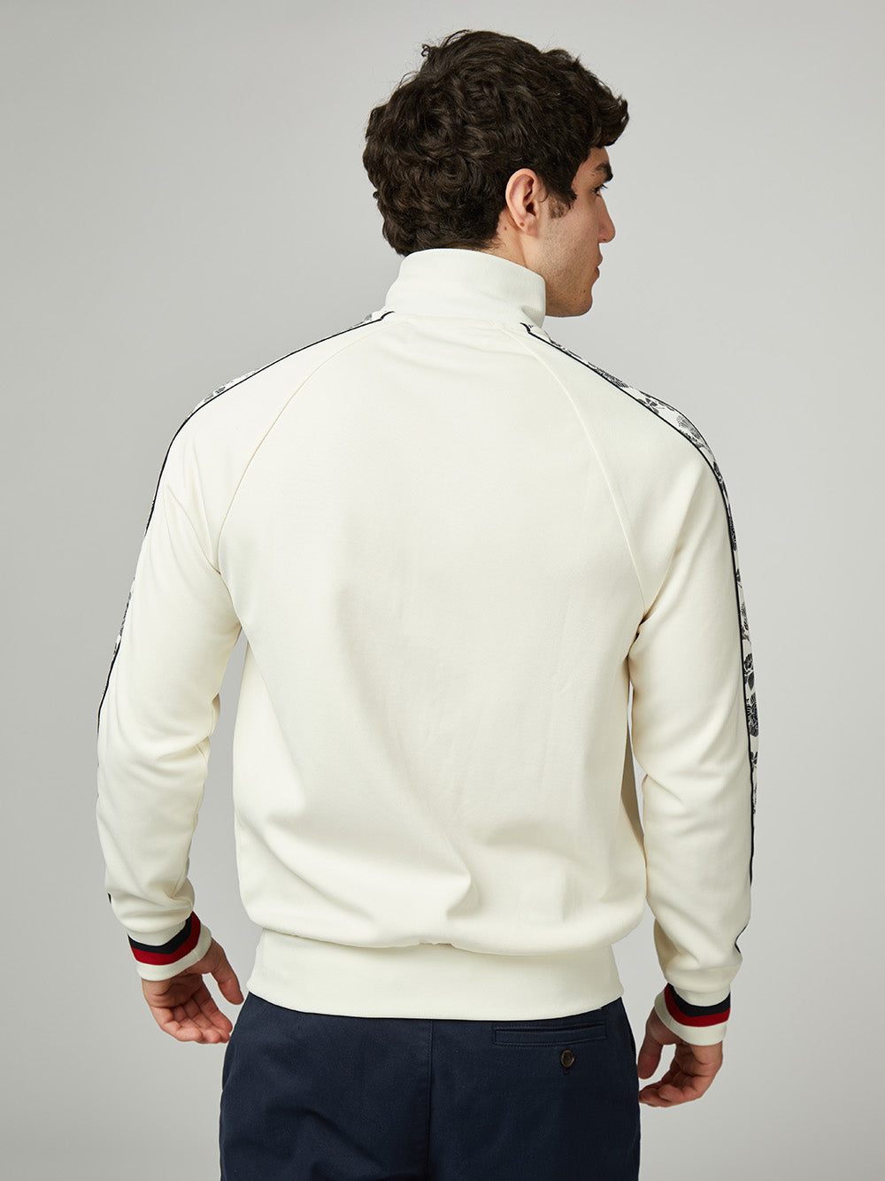 Ben Sherman Team GB Taped Track Top Jakker Hvide | UKOCF3074