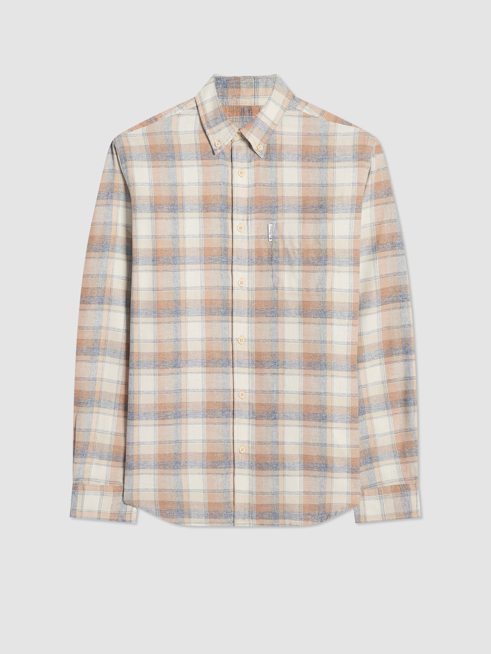 Ben Sherman Twisted Yarn Check Skjorte Brune | BTRCJ0687