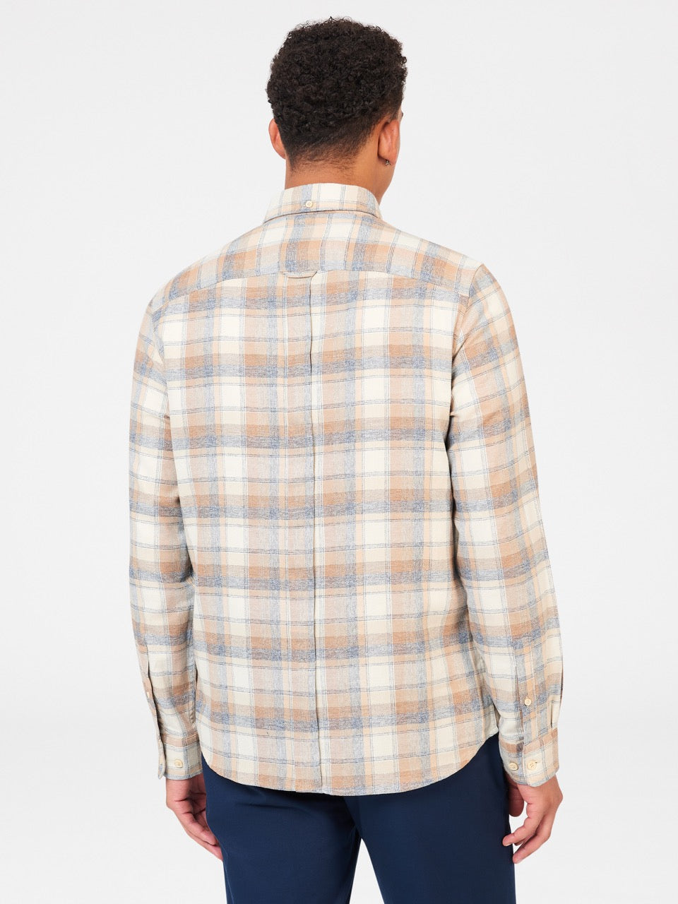 Ben Sherman Twisted Yarn Check Skjorte Brune | BTRCJ0687